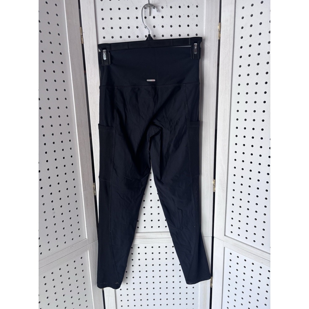 Aerie‎ Leggings Women's Small Black Side Mesh Pocket Athletic Yoga - Picture 4 of 7
